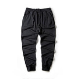 2017 Spring New Arrive Elastic Waist Solid Cotton Sweatpants Men Black Grey Fashion Joggers Hip hop Streetwear Plus Size XXXXL