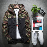 2017 Spring Men's Camouflage Coat Mens Hoodies Casual Jacket Brand Clothing Mens Windbreaker Coats Male Outwear 5XL