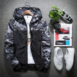 2017 Spring Men's Camouflage Coat Mens Hoodies Casual Jacket Brand Clothing Mens Windbreaker Coats Male Outwear 5XL