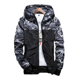 2017 Spring Men's Camouflage Coat Mens Hoodies Casual Jacket Brand Clothing Mens Windbreaker Coats Male Outwear 5XL