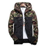 2017 Spring Men's Camouflage Coat Mens Hoodies Casual Jacket Brand Clothing Mens Windbreaker Coats Male Outwear 5XL