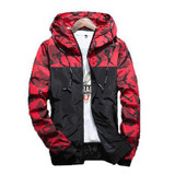 2017 Spring Men's Camouflage Coat Mens Hoodies Casual Jacket Brand Clothing Mens Windbreaker Coats Male Outwear 5XL