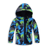 2017 Spring Jacket Girls Boys Casual Windbreaker Jackets Coats Kids Outerwear Sporty with hoodie Clothes Double-deck Waterproof