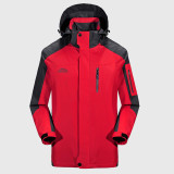 2017 Spring Jacket Mens New 6 Colors Hood Fashion Windproof  Windbreaker Jacket Men Breathable Mens Jackets And Coats Size L-5XL