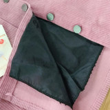 2017 Spring Harajuku Office Lady School Women's Short Skirt Denim Style Button A-line Corduroy High Waist Pocket Mini Skirt