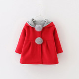 2017 spring cute baby girls clothes brand hooded coat clothes for infant baby wear outerwear brand sports cothing jackets coats