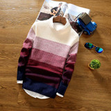 Hot 2017 New Autumn Winter Fashion Brand Clothing Men Knitted Sweater O-Neck Slim Fit Pullover Men Jacquard Sweaters For Men