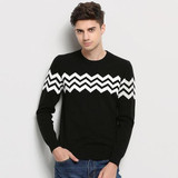 Hot 2017 New Autumn Winter Fashion Brand Clothing Men Knitted Sweater O-Neck Slim Fit Pullover Men Jacquard Sweaters For Men