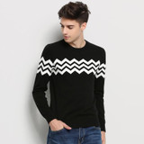 Hot 2017 New Autumn Winter Fashion Brand Clothing Men Knitted Sweater O-Neck Slim Fit Pullover Men Jacquard Sweaters For Men
