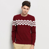 Hot 2017 New Autumn Winter Fashion Brand Clothing Men Knitted Sweater O-Neck Slim Fit Pullover Men Jacquard Sweaters For Men