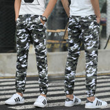 Hot 2016 Men Casual Pants Camouflage Slim Fit Army Camouflage Trousers Pants Hip Hop Sweatpants Military Joggers