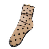 Hot 1Pair Women Sexy Breathable Silk Socks Soft Heap Elasticity Black Fishnet Lace Flower Mesh Ankle Elastic Hosiery Sock
