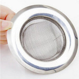 Hot 1 Pc New Stainless Steel Waste Strainer Convenient Sink Drain Sewer Filter Kitchen Tool