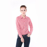 Dioufond Brand New Plaid Shirt Women Long Sleeve Blouses Turn-Down Collar Blusas Plus Size Plaid Shirts Women Tops Fashion 2016