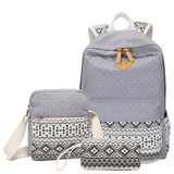 DIOMO Canvas School bags Set For Girls Female Backpack Schoolbags High Quality Backpack Feminine Book Bag