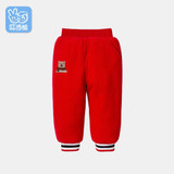 Dinstry Boys And Girls Pants autumn winter thick type of children's soft warm wear Kids Sports Trousers baby Casual Pants