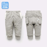 Dinstry Autumn and winter baby pants thick trousers boy girl Baby pants casual pants children's trousers