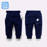 Dinstry Autumn and winter baby pants thick trousers boy girl Baby pants casual pants children's trousers