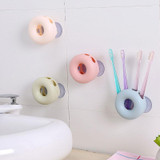 DINIWELL Home Storage Wall Suction Cup Tires Shape Toothbrush Holder Creative Sucker Toothbrush Tube Bathroom Kitchen Organizer