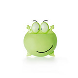 DINIWELL Bathroom Storage Cute Big Eye Frog Wall Sucker Type Toothbrush Toothpaste Holder Bathroom Organizer