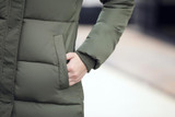 New 2017 women winter coats Red parka Wadded long Clothing Female slim Parkas cotton jacket with hooded Ladies outwear overcoats