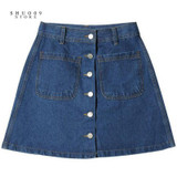 New 2017 Women Summer Denim Skirts Fashion High Waist Blue Bodycon Skirts Plus Size Mini Jeans Skirt High Quality Jeans Skirt