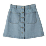 New 2017 Women Summer Denim Skirts Fashion High Waist Skirts Plus Size XXL Mini Jeans Skirt High Quality Blue Cheap Sexy Skirts