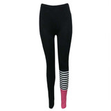 New 2017 Women Leggins Stripe Patchwork Fitness Leggings Stretched Pants Sportswear Skinny Trousers For Body Building Workout