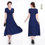 new 2017 women dress elegant one-piece summer dress floral print plus size women clothing vestidos femininos