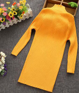 New 2017 Autumn Winter Kids Children Sweater Knitted Dress For Girls Long Warm Princess Dress Big Teenager Girls Clothes 30