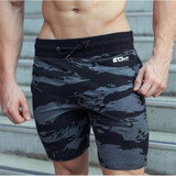2017New Fashion Men Sporting Beaching Shorts Trousers Cotton Bodybuilding Sweatpants Fitness Short Jogger Casual Gyms Men Shorts