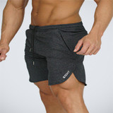 2017New Fashion Men Sporting Beaching Shorts Trousers Cotton Bodybuilding Sweatpants Fitness Short Jogger Casual Gyms Men Shorts