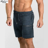 2017New Fashion Men Sporting Beaching Shorts Trousers Cotton Bodybuilding Sweatpants Fitness Short Jogger Casual Gyms Men Shorts