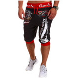 2017Men Shorts Men Casual Short Print Board Male Workout Shorts Men'S Casual Exercise Boardshorts Bermudas Masculina De Marca XS