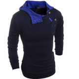 2017Hot new fashion men Slim casual men's sweater Sweater jacket winter coat sweater 4 colors