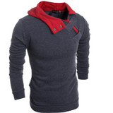 2017Hot new fashion men Slim casual men's sweater Sweater jacket winter coat sweater 4 colors
