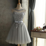 LOVONEY CH604 Short Prom Dresses 2017 Sexy Backless Lace Up Prom Gown Formal Dress Women Occasion Party Dresses Robe De Soiree