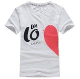 Lovers T Shirt For Couples And Lovers Clothes Lovers tshirt Summer Shirt Men &amp; Women Heart Love T-shirts Shape Shirt Clothes