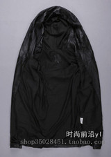 Lovers Long Leather Jacket Natural Sheepskin Leather Jacket Cool Hooded Genuine Leather Jacket For Women And Men