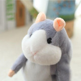 Lovely Talking Hamster Mouse Pet Plush Toy Electric Record Hamster Educational Stuffed Learn To Speak Toys mini doll