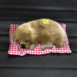 Lovely Simulation Animal Doll Plush Sleeping Dogs Toy with Sound Kids Toy Decorations Birthday Gift For Children Stuffed Toys