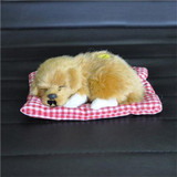 Lovely Simulation Animal Doll Plush Sleeping Dogs Toy with Sound Kids Toy Decorations Birthday Gift For Children Stuffed Toys