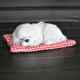 Lovely Simulation Animal Doll Plush Sleeping Dogs Toy with Sound Kids Toy Decorations Birthday Gift For Children Stuffed Toys