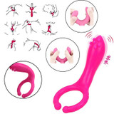 vibration clip New Sexy Lingerie Hot Black Lace Spliced Erotic Lingerie Costumes Temptation Transparent Sleepwear sexy underwear