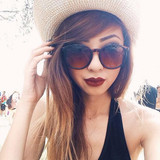 Large Vintage Dapper Round Spectacles P3 Sunglasses