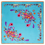 Large Square Twill Silk Scarf For Women Ladies Spring Summer Scarves Female Original Brand Shawls And Scarves Wraps 100*100cm