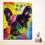 Large size Print Oil Painting Wall painting french bulldog Home Decorative Wall Art Picture For Living Room paintng No Frame Large size Print Oil Painting Wall painting french bulldog Home Decorative Wall Art Picture For Living Room paintng No Frame