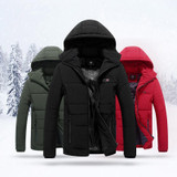 Large size men's cotton jacket male winter plus size casual cotton clothing men loose oversize waterproof warm jacket Windproof