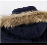 Large Size Jacket Mens Clothing Winter Long Coat Parkas Snow Clothes Outwear Overcoat Windbreaker Warm Thick Hoodies Fur Collar
