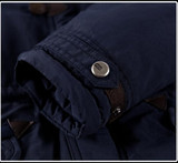 Large Size Jacket Mens Clothing Winter Long Coat Parkas Snow Clothes Outwear Overcoat Windbreaker Warm Thick Hoodies Fur Collar
